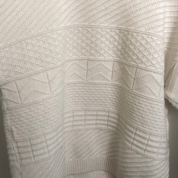 Vintage Gloria Vanderbilt Ivory Wool Knit Sweater - Picture 5 of 7